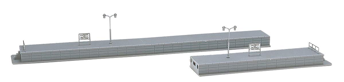 Tomytec Tomix N Gauge Modern Island Platform 4011 Straight Edge Railway Model- Japan Figure Store - #1 Bring To You The Best Japanese Goods