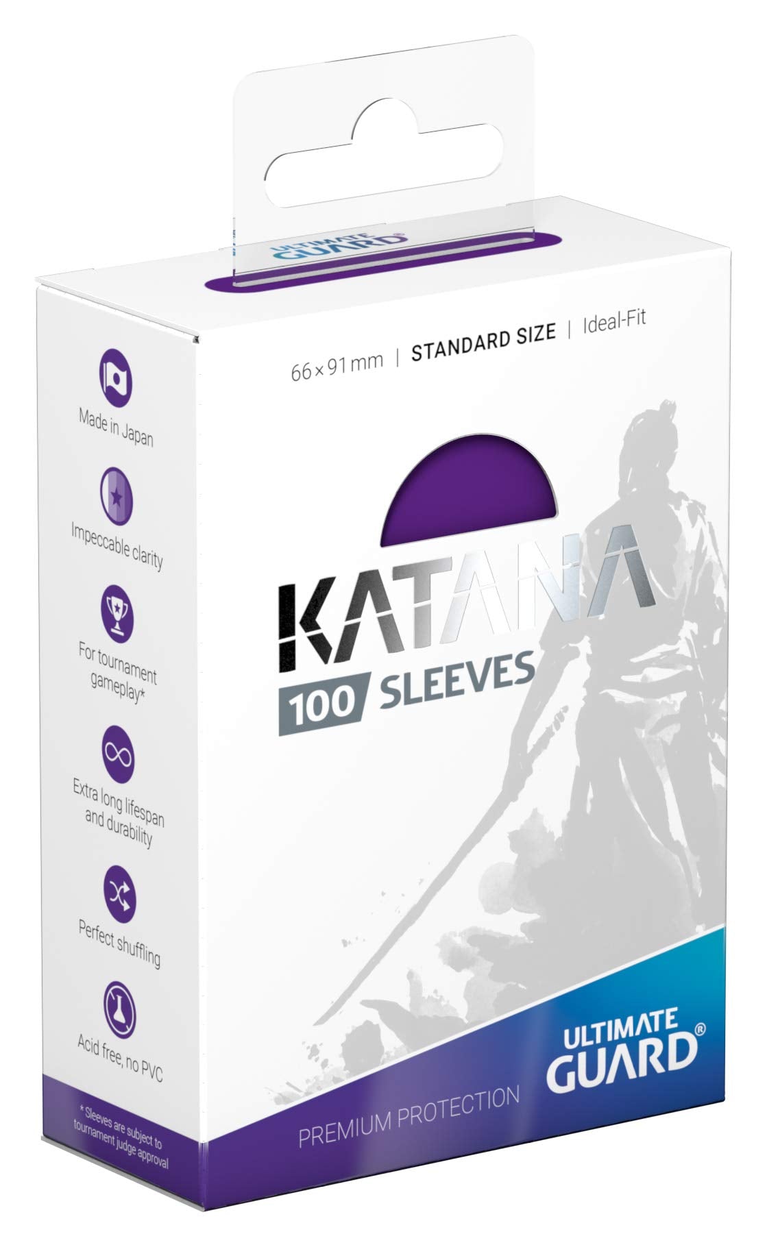 Ultimate Guard Katana Sleeves Standard Size Purple X 100 Set- Japan Figure Store - #1 Bring To You The Best Japanese Goods