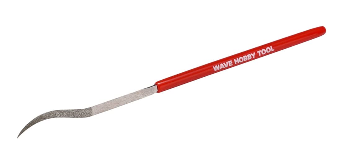 WAVE Special Shaped Diamond File Triangle, Curved End- Japan Figure Store - #1 Bring To You The Best Japanese Goods