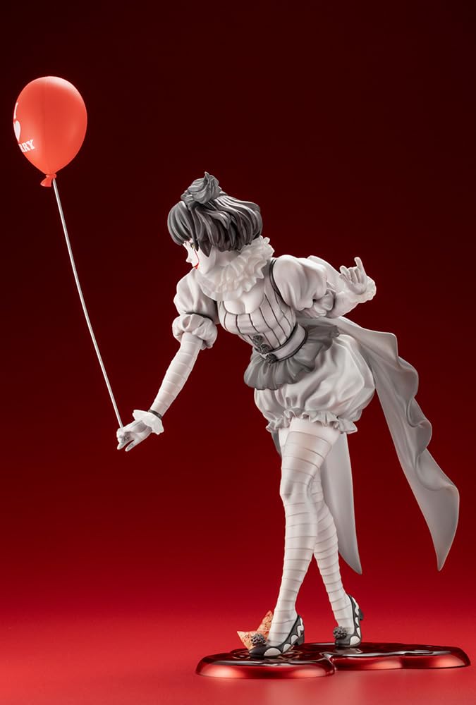 Kotobukiya 1/7 Scale Pvc Painted Pennywise Horror Bishoujo Figure (2017 Japan Monochrome Ver.)- Japan Figure Store - #1 Bring To You The Best Japanese Goods