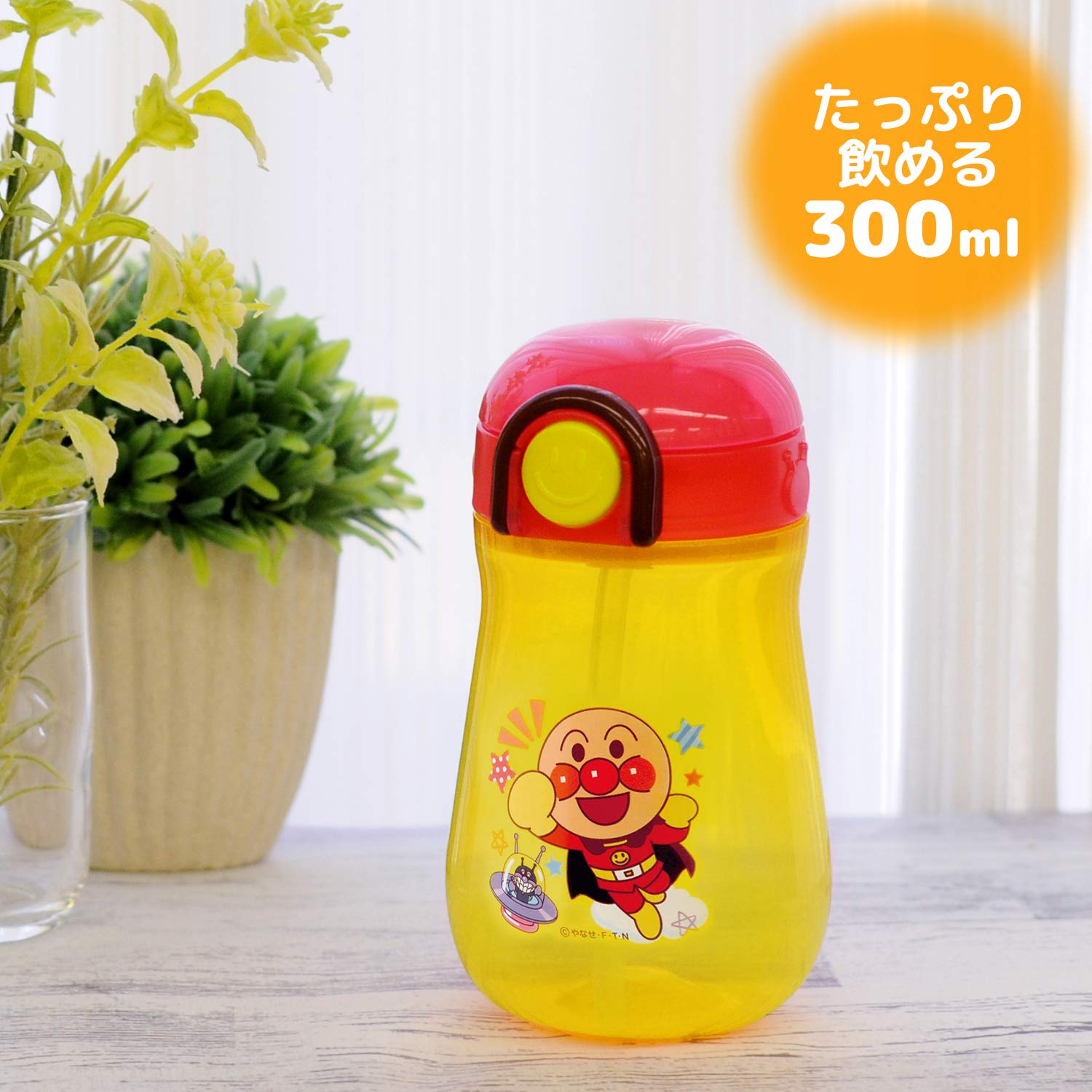 Lec Wreck Anpanman Straw Mug 300Ml - Japan- Japan Figure Store - #1 Bring To You The Best Japanese Goods
