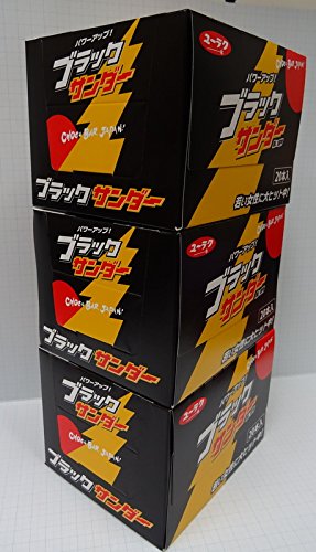 Uraku Japan Confectionery Black Thunder 20 Bottles X 3 Boxes- Japan Figure Store - #1 Bring To You The Best Japanese Goods