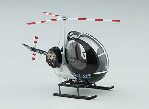 1/20 Egg Girls Collection No.07 'amy Mcdonnell' Police W/egg Plane Hughes 300