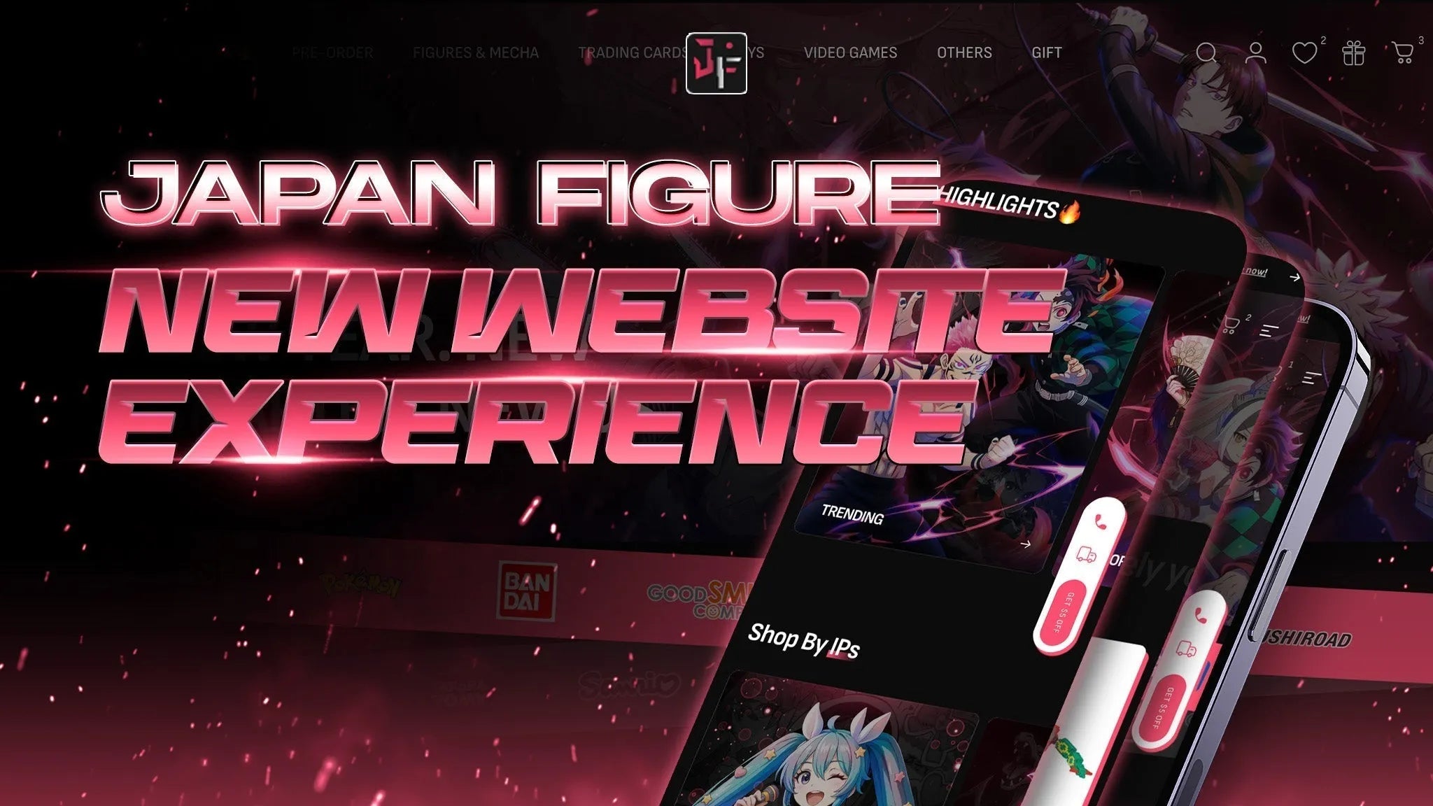 Japan Figure new theme updates: Faster, clearer, collector-first shopping