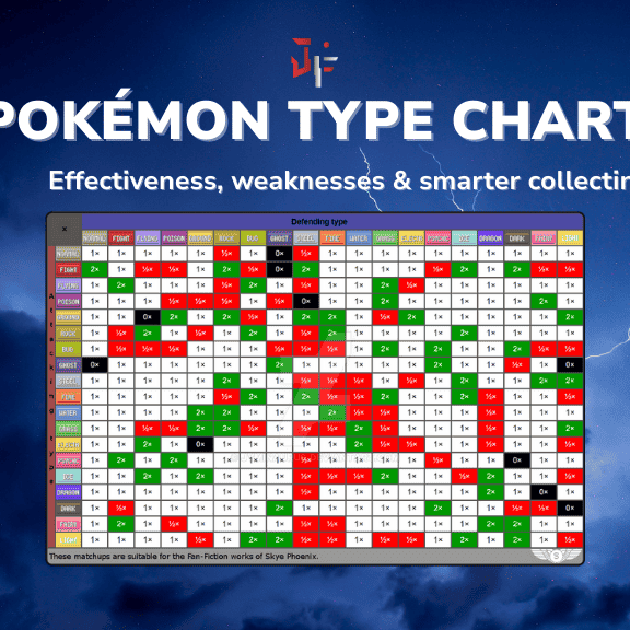 Pokémon type chart