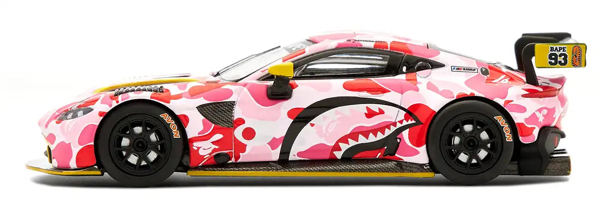 Genesis Company Pop Race 1/64 Bape X Aston Martin Gt3 Pink Japan- Japan Figure Store - #1 Bring To You The Best Japanese Goods