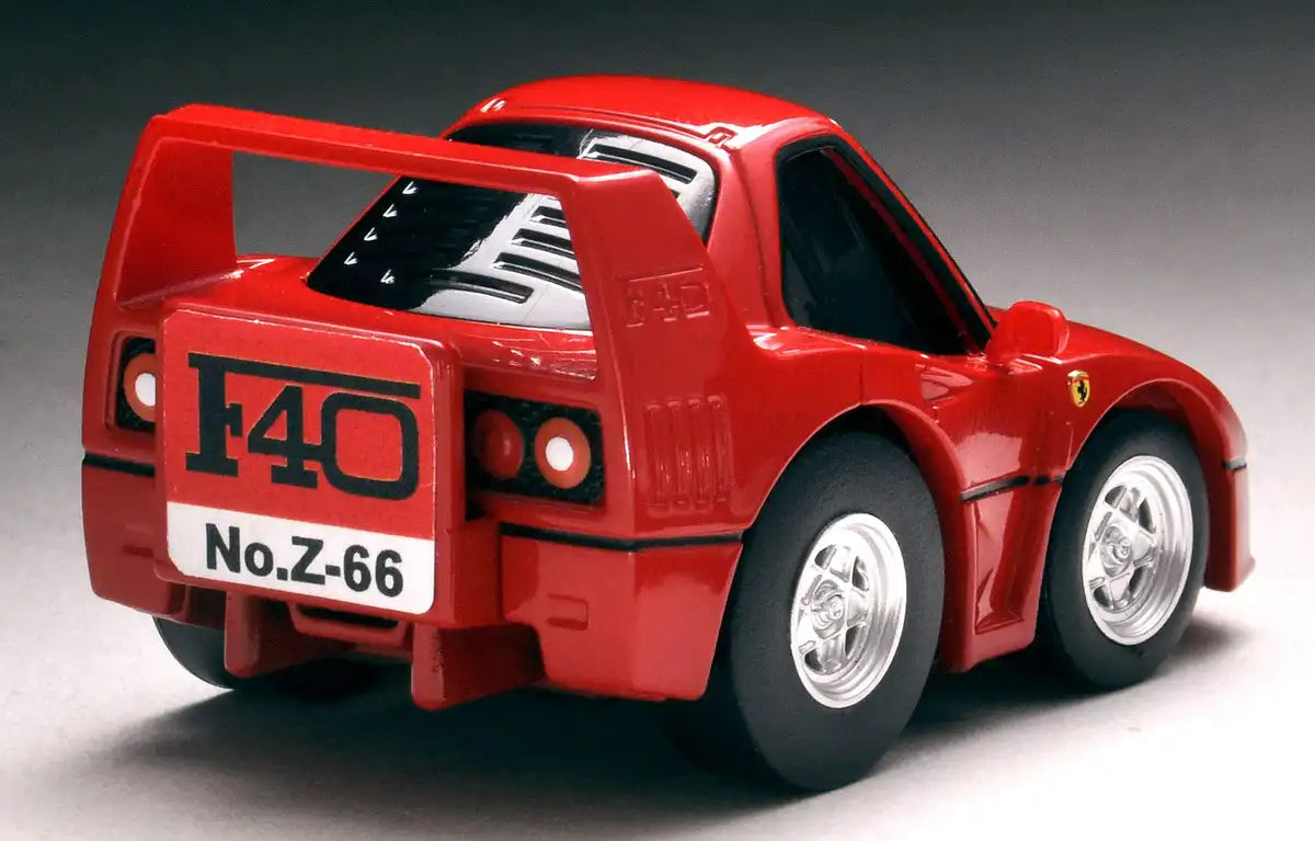TOMYTEC Z-66A Choro Q Zero Ferrari F40 Red- Japan Figure Store - #1 Bring To You The Best Japanese Goods