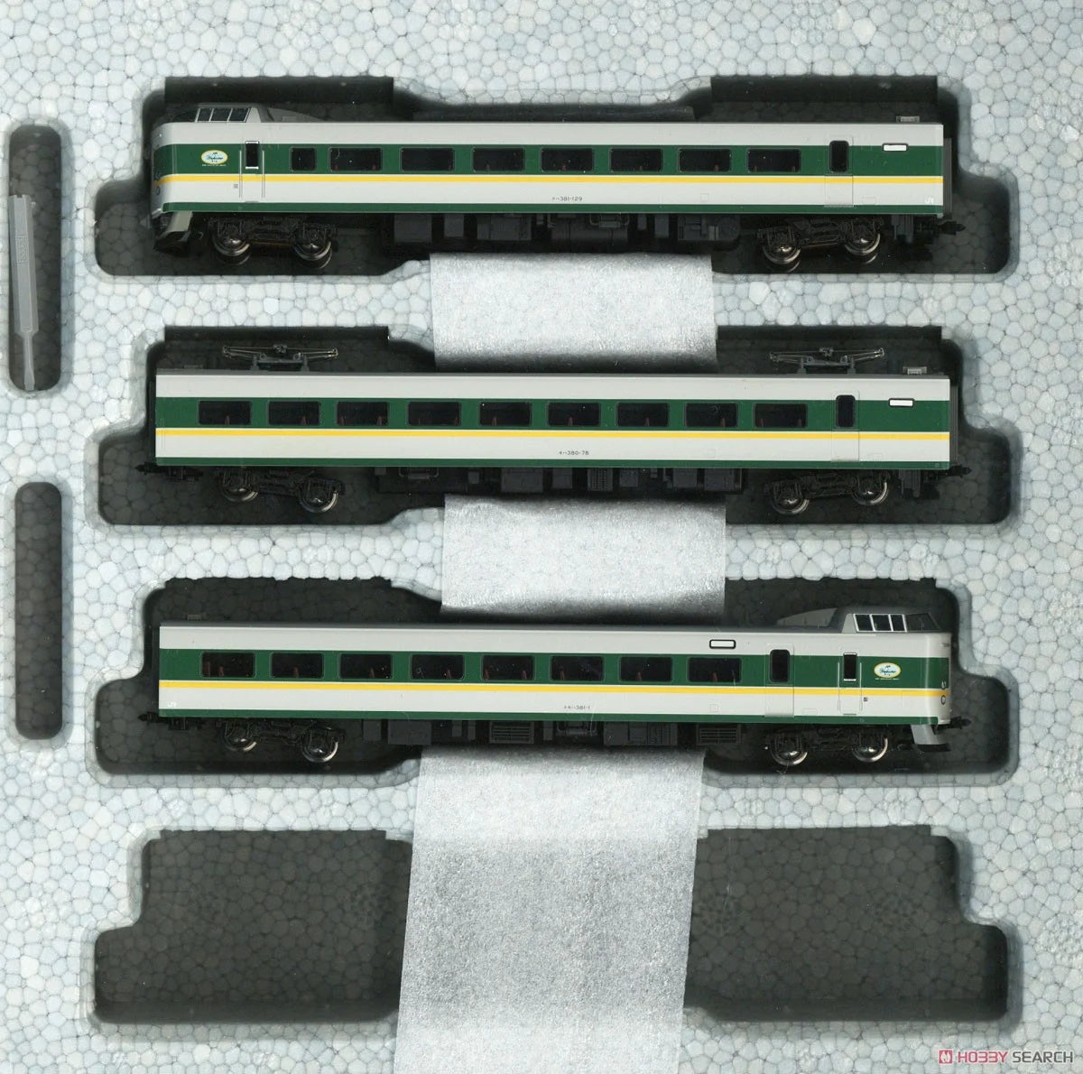 KATO 10-1778 Series 381 'Yakumo' Renewal Configuration 3 Cars Add-On Set N Scale