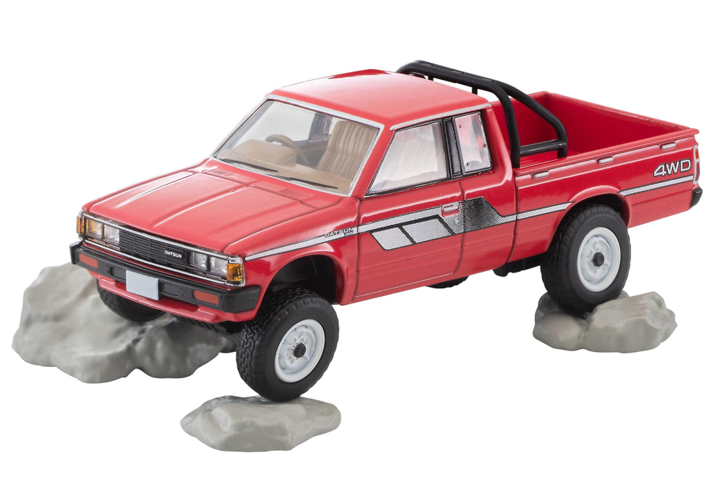 Tomytec 1/64 Scale Tomica Vintage Neo Datsun Truck 4WD King Cab Red- Japan Figure Store - #1 Bring To You The Best Japanese Goods