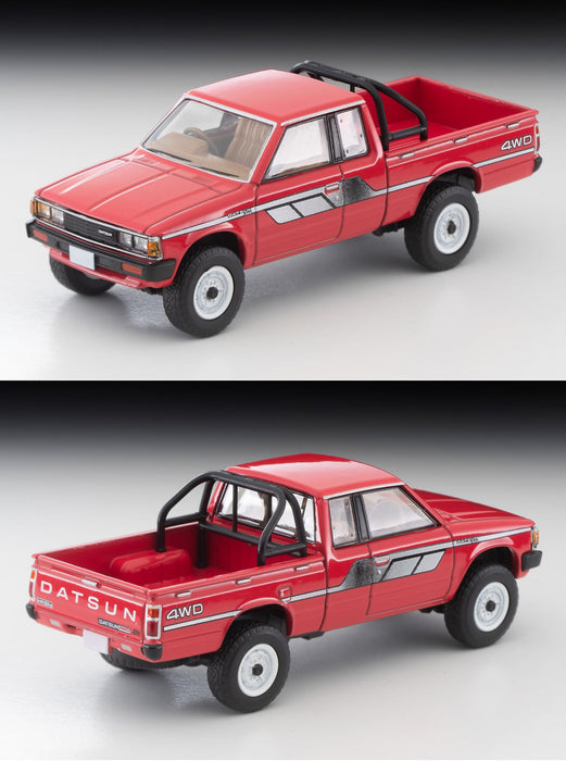 Tomytec 1/64 Scale Tomica Vintage Neo Datsun Truck 4WD King Cab Red- Japan Figure Store - #1 Bring To You The Best Japanese Goods
