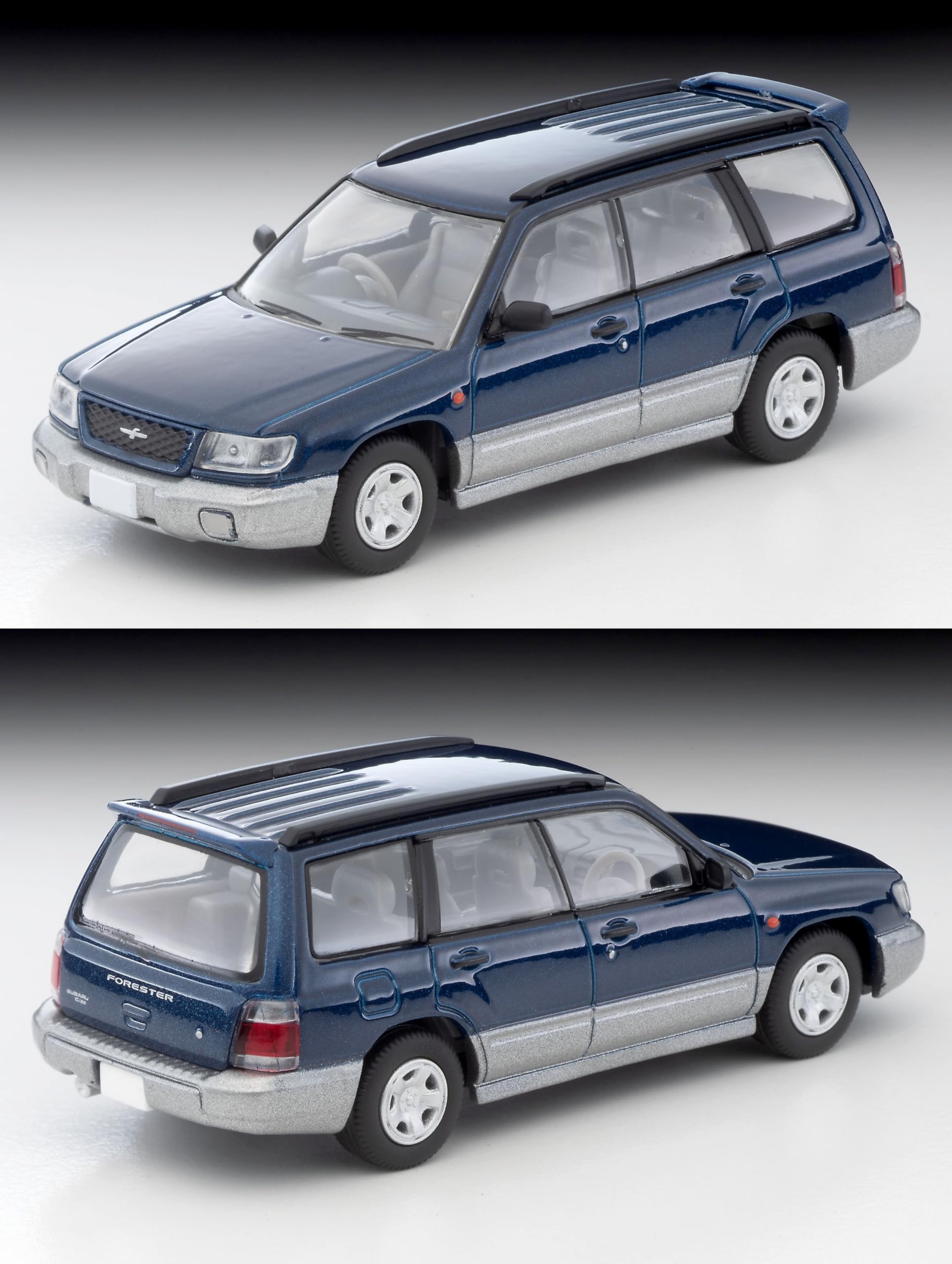 Tomytec 1/64 Tomica Limited Vintage Neo Subaru Forester 1997 Navy Gray- Japan Figure Store - #1 Bring To You The Best Japanese Goods