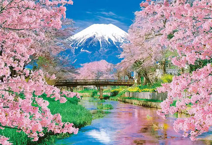 BEVERLY 33-208 Jigsaw Puzzle Mt.Fuji And The Murmuring Of Spring 300 Pieces- Japan Figure Store - #1 Bring To You The Best Japanese Goods
