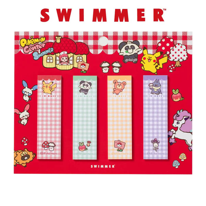 Pokemon Center Original Swimmer Fusen Set Henteko Cute- Japan Figure Store - #1 Bring To You The Best Japanese Goods