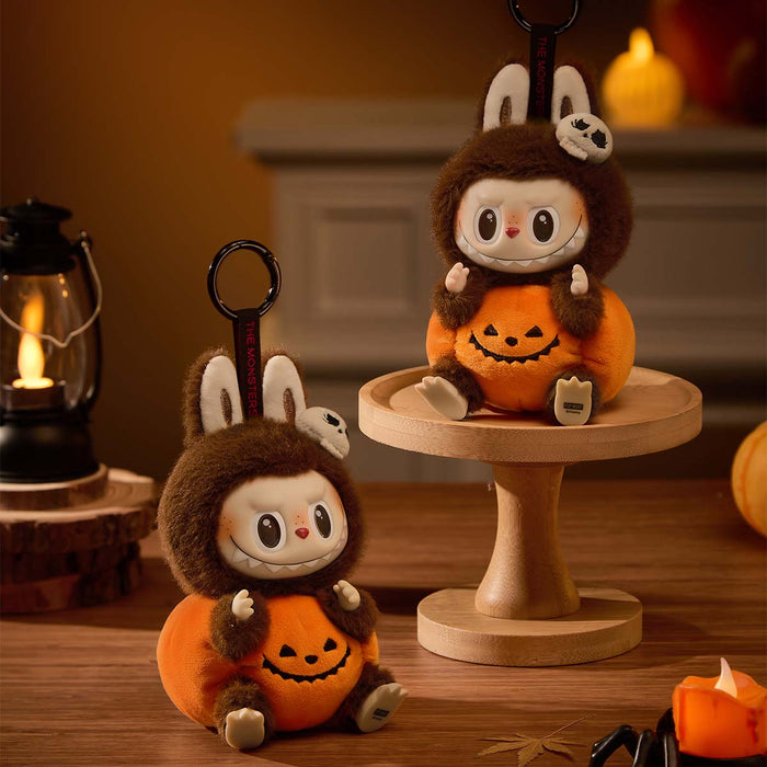 POP MART Labubu Halloween Pumpkin Plush Pendant