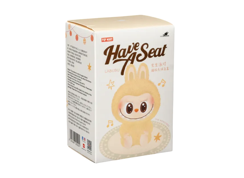 POP MART Labubu The Monsters Have a Seat Plush Toy [Single Piece]
