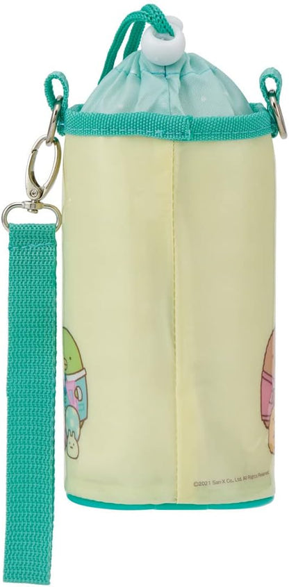 Skater Sumikko Gurashi 500ml Plastic Enamel Water Bottle and Case