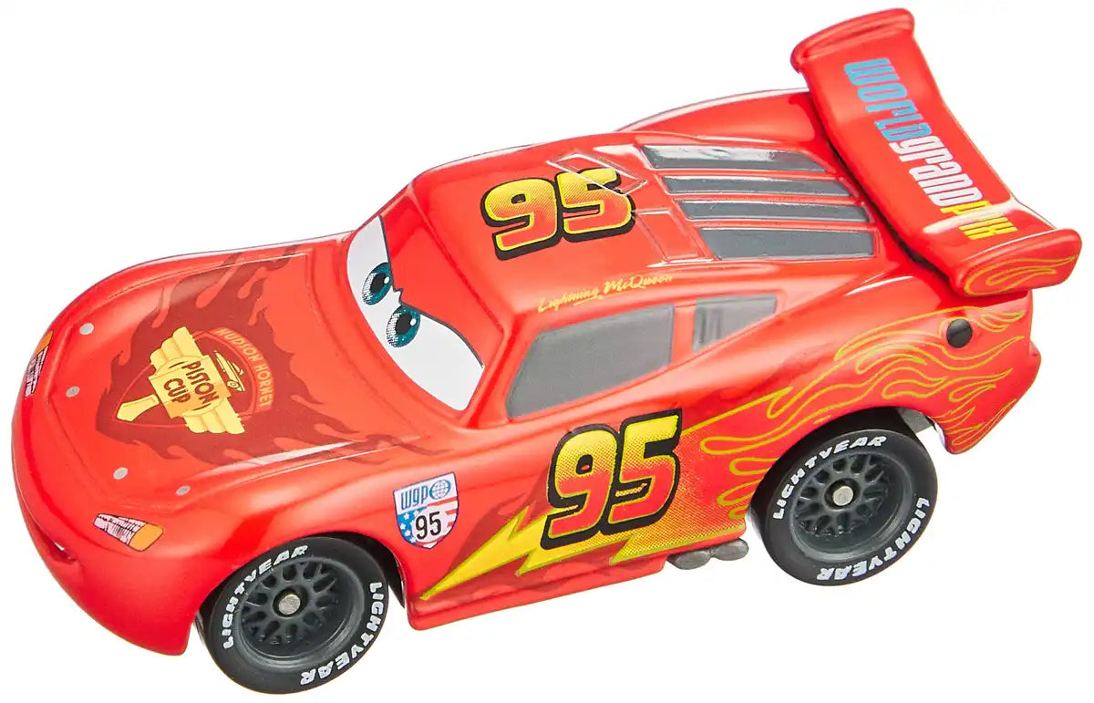 Takara Tomy Tomica Disney Cars Lightning Mc Queen (World Grand Prix Type) Plastic Cars- Japan Figure Store - #1 Bring To You The Best Japanese Goods