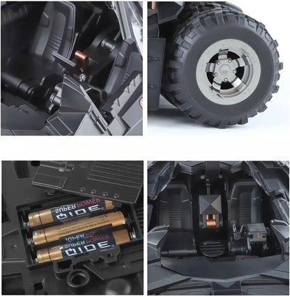 Hanshanyan 1:18 Alloy Batmobile Dark Knight Tumbler with Light Sound
