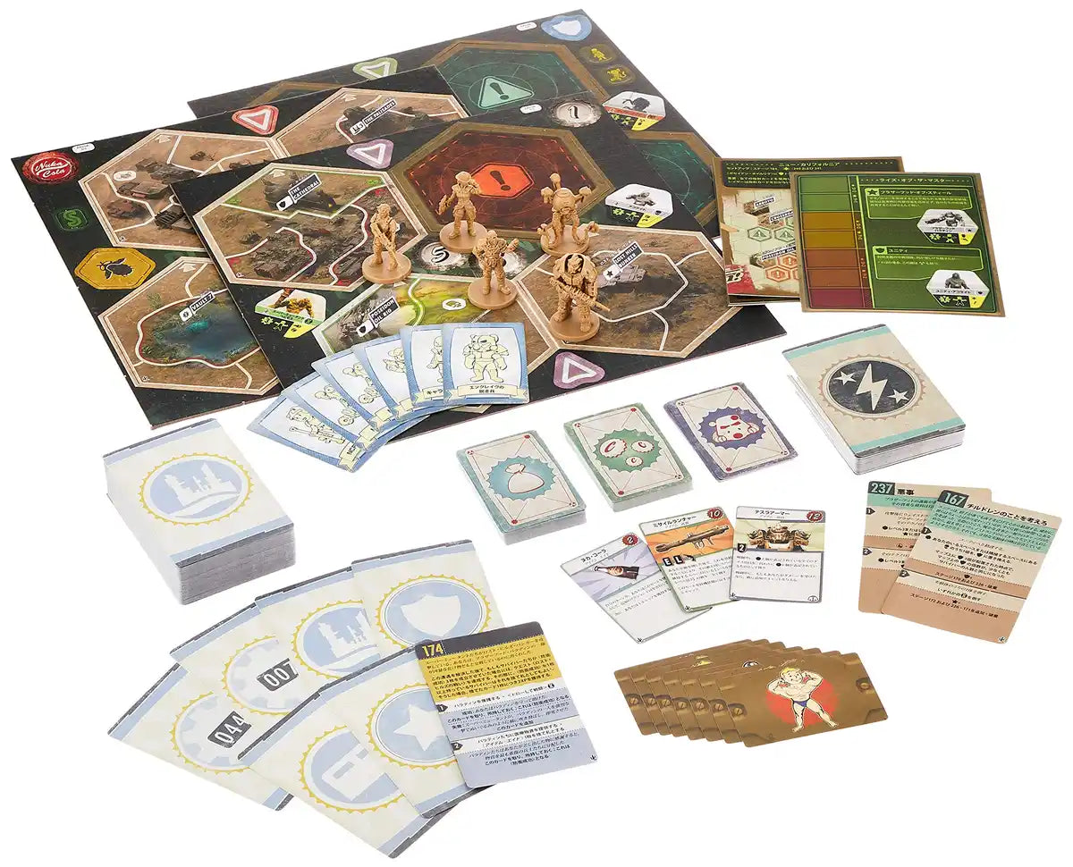 Hobby Japan Fallout Board Game: New California Japanese Version 1-4 Players 2-3 Hours 14+- Japan Figure Store - #1 Bring To You The Best Japanese Goods