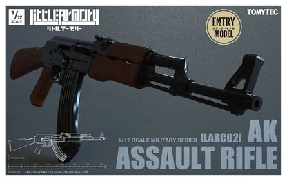 TOMYTEC - Military Series 1/12 Little Armory Labc02 Ak Assault Rifle Plastic Model- Japan Figure Store - #1 Bring To You The Best Japanese Goods