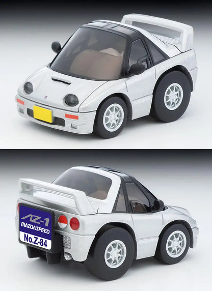 Tomytec Autozam Az-1 Mazdaspeed Silver Finished Choroq Zero Z-84A Car Model- Japan Figure Store - #1 Bring To You The Best Japanese Goods