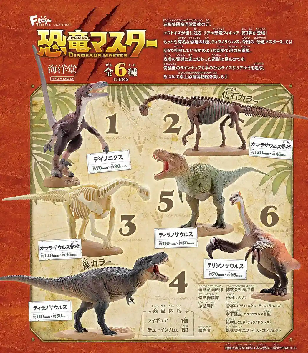 F-Toys Dinosaur Master Vol.3 10Pcs Box- Japan Figure Store - #1 Bring To You The Best Japanese Goods