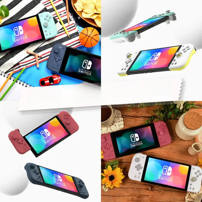 Holi Nintendo Licensed Apricot Red Switch Grip Controller W/ Continuous Fire & Hold Function - Japan- Japan Figure Store - #1 Bring To You The Best Japanese Goods