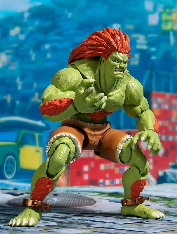 S.h.figuarts Street Fighter V Blanka Action Figure Premium Bandai- Japan Figure Store - #1 Bring To You The Best Japanese Goods