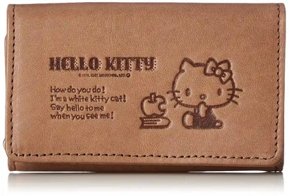 Sanrio Tri-Fold Wallet 87063 for Women - Brown- Japan Figure Store - #1 Bring To You The Best Japanese Goods