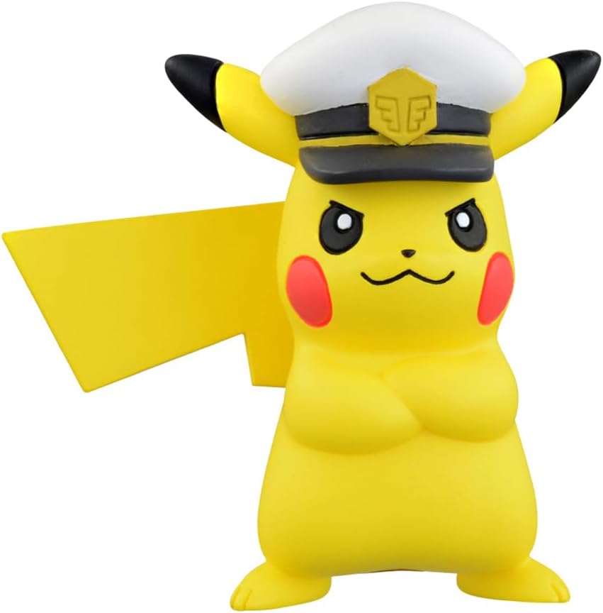 Pokemon Center Moncolle Ms-12 Captain Pikachu Collectible Figure- Japan Figure Store - #1 Bring To You The Best Japanese Goods