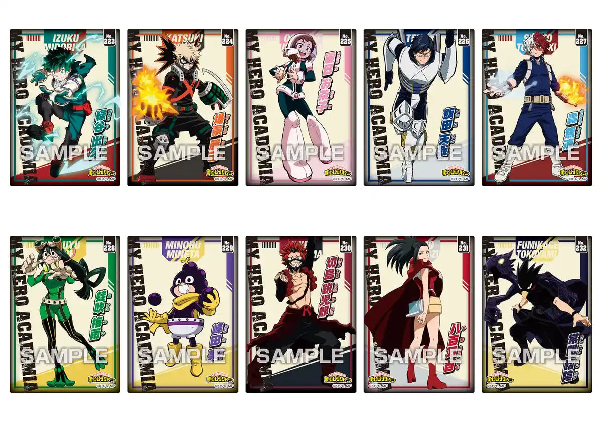 My Hero Academia Clear Card Collection Gum 5 First Limited Edition Box Of 16 (Shokugan)- Japan Figure Store - #1 Bring To You The Best Japanese Goods