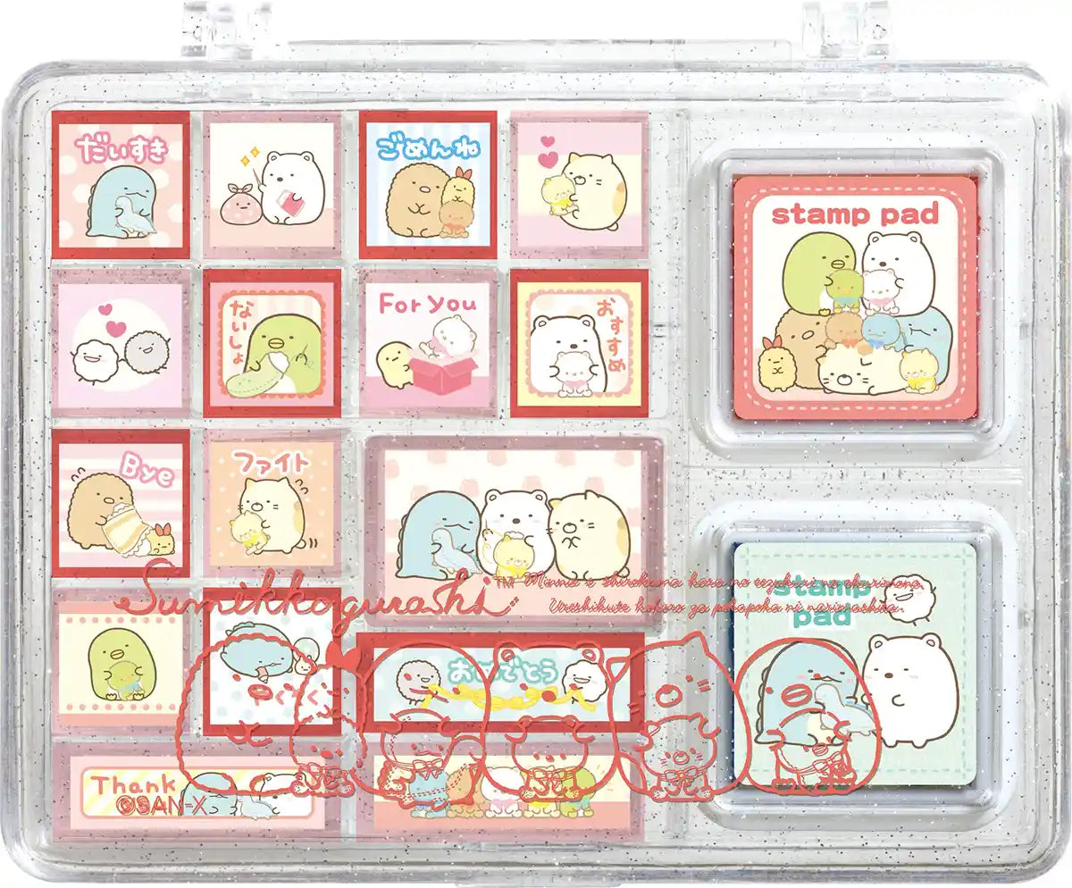 San-X Sumikko Gurashi Stamp Set Ft48401- Japan Figure Store - #1 Bring To You The Best Japanese Goods