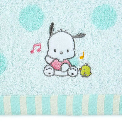 Sanrio Pochacco Imabari Bath Towel Dots Pattern 422487- Japan Figure Store - #1 Bring To You The Best Japanese Goods