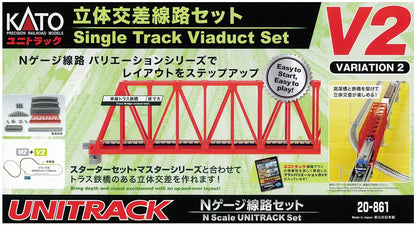 Kato N Gauge Inner Double Track 20-861 Rail Set V2- Japan Figure Store - #1 Bring To You The Best Japanese Goods