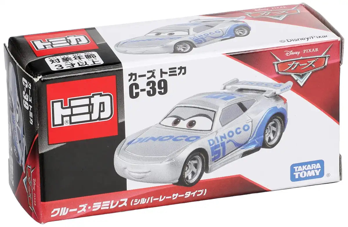 TAKARA TOMY Tomica C-39 Disney Cars Cruz Ramirez Silver Racertype- Japan Figure Store - #1 Bring To You The Best Japanese Goods