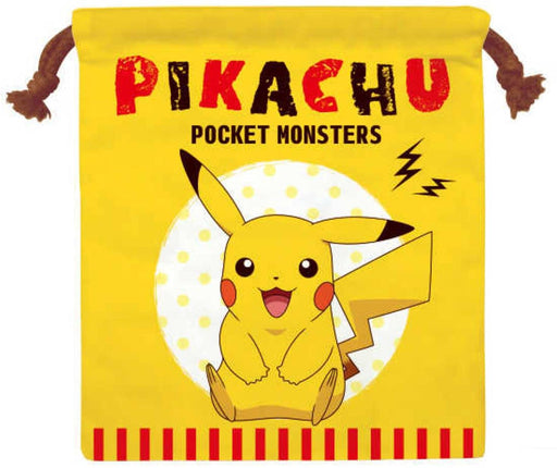 Maruyoshi Pokemon Drawstring Pochama Applique Embroidery- Japan Figure Store - #1 Bring To You The Best Japanese Goods