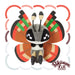 Pokemon Center Plush Toy Vivillon Gunto Pattern 666 Pokémon Fit Collection- Japan Figure Store - #1 Bring To You The Best Japanese Goods