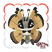 Pokemon Center 666 Plush Toy Fit Vivillon Stain Pattern Collectible- Japan Figure Store - #1 Bring To You The Best Japanese Goods