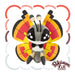 Pokemon Center Plush Toy Vivillon Sun Pattern Pokémon Fit 666- Japan Figure Store - #1 Bring To You The Best Japanese Goods