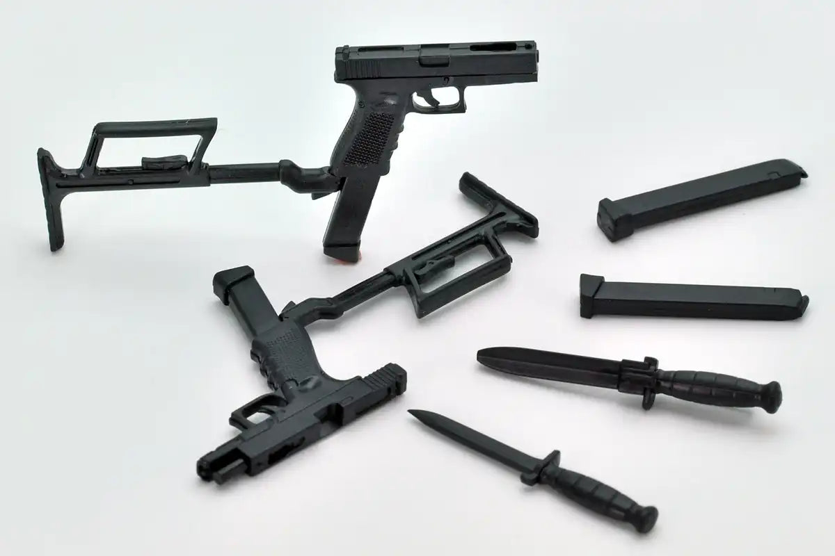 TOMYTEC La028 Military Series Little Armory Glock17 / 18C Type 1/12 Scale Kit- Japan Figure Store - #1 Bring To You The Best Japanese Goods