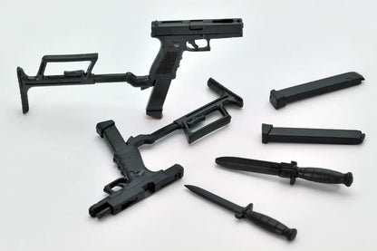 TOMYTEC La028 Military Series Little Armory Glock17 / 18C Type 1/12 Scale Kit- Japan Figure Store - #1 Bring To You The Best Japanese Goods