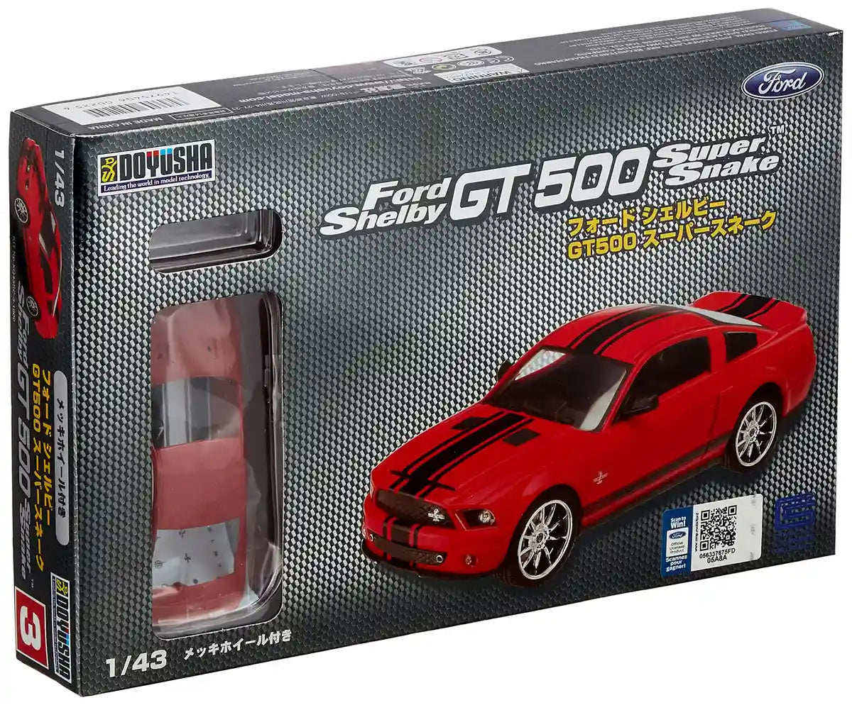 DOYUSHA 002254 Ford Shelby Gt 500 Super Snake 1/43 Scale Plastic Model Kit- Japan Figure Store - #1 Bring To You The Best Japanese Goods