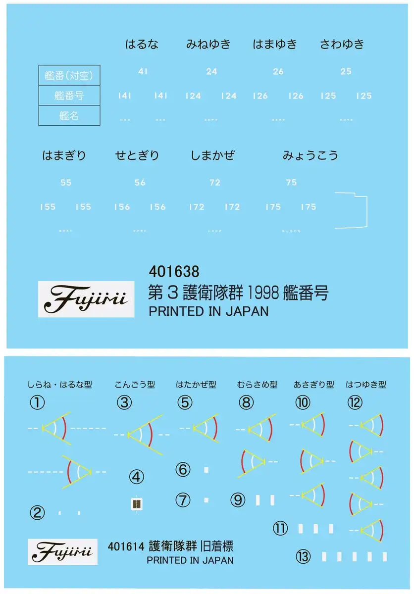 FUJIMI 401638 Gunkan Series 36 Jmsdf Escort Flotilla 3 1998 1/3000 Scale- Japan Figure Store - #1 Bring To You The Best Japanese Goods