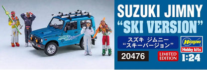 HASEGAWA 1/24 Suzuki Jimny 'Ski Version' Plastic Model- Japan Figure Store - #1 Bring To You The Best Japanese Goods
