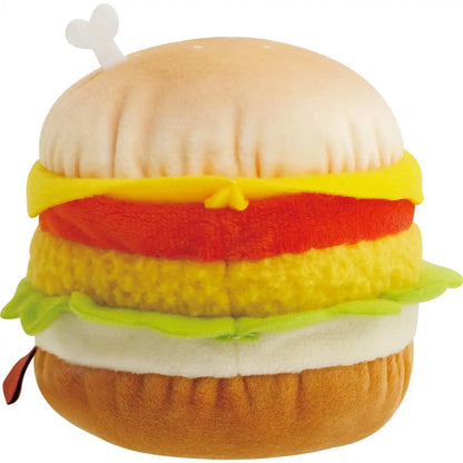 San-X Chikip Dancers Burger Plush Toy Chicken Tomato Burger Mo54501- Japan Figure Store - #1 Bring To You The Best Japanese Goods