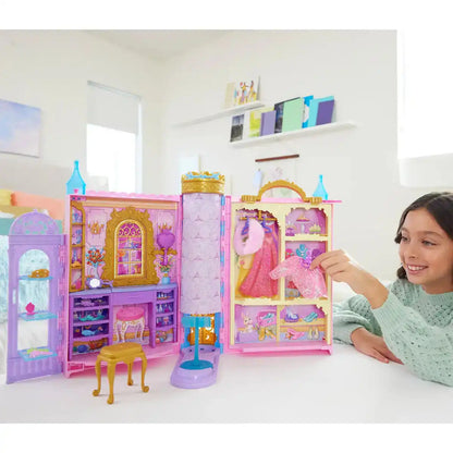 Mattel Disney Princess Rapunzel Dress-Up Doll House Playset Ages 3+ Pink HXC20- Japan Figure Store - #1 Bring To You The Best Japanese Goods