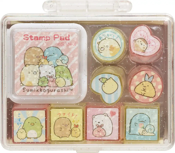 San-X Sumikko Gurashi Mini Stamp Set FT70003- Japan Figure Store - #1 Bring To You The Best Japanese Goods