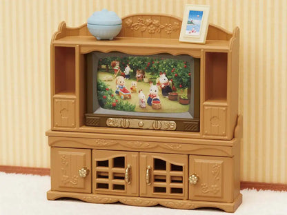 Epoch Sylvanian Families Toy Dollhouse Furniture with TV Stand Set - Ages 3 and Up- Japan Figure Store - #1 Bring To You The Best Japanese Goods