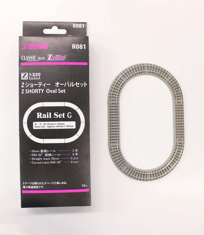 Rokuhan Z Gauge Shorty Oval Set G R081 Railway Model- Japan Figure Store - #1 Bring To You The Best Japanese Goods