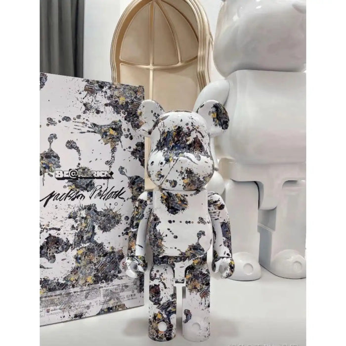 Bearbrick Jackson Pollock 1000% 700mm Medicom Toy- Japan Figure Store - #1 Bring To You The Best Japanese Goods